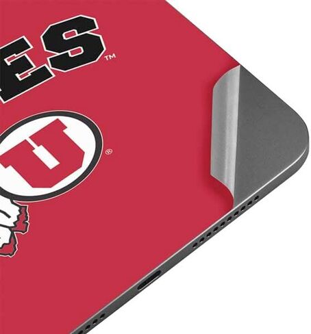 Skinit Decal Tablet Skin Compatible with iPad Mini 7 (2025) - Officially Licensed University of Utah Utes Text on Red Design in Saudi Arabia