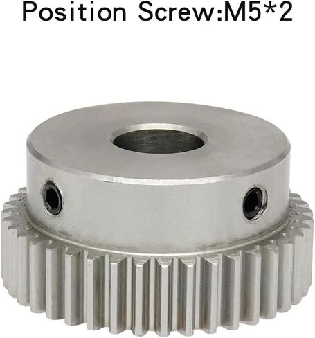 Industrial helical gear Gear Wheel 1M-43T/44T Bore Size 8/10/12 Mm 304 Steel Motor Gear Teeth Thickness 10 Mm Total Height 20 Mm (Size : 12 mm, Color : 44 Teeth) in Saudi Arabia