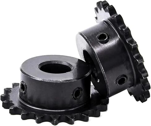 التروس الحلزونية الصناعية 04C تروس السلسلة 45# الصلب 10 عجلات صراخ صناعية مع تجويف سلك أعلى 5 مم 6 مم 10 مم (اللون: GFBI1022-D) in Kuwait