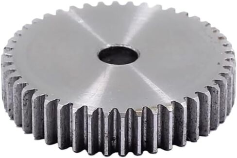 التروس الحلزوني الصناعي 1pcs 47-70 وحدة الأسنان 1 تحفيز تروس السميكة سميكة 10 مم من الصلب الكربوني النقل المعدني ثقب العتاد 6/8/10 مم (الحجم: 59 أسنان (تجويف 8 ملم) in Kuwait