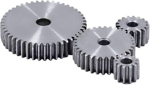 التروس الحلزوني الصناعي 1pcs 47-70 وحدة الأسنان 1 تحفيز تروس السميكة سميكة 10 مم من الصلب الكربوني النقل المعدني ثقب العتاد 6/8/10 مم (الحجم: 59 أسنان (تجويف 8 ملم) in Kuwait