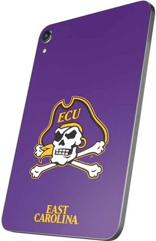 Skinit Skinit Tablet Skin Compatible مع iPad Mini 7 (2025) - تصميم شعار Ecu Pirates بجامعة East Carolina المرخصة in Saudi Arabia