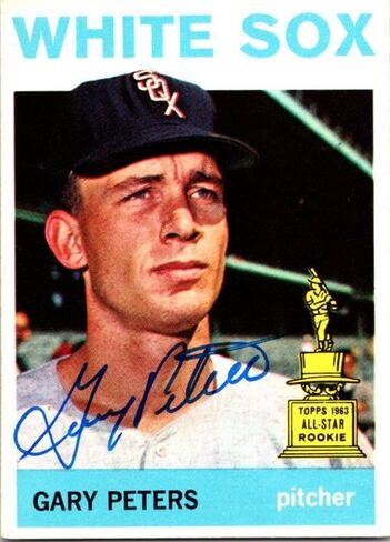 Gary Peters autographed Baseball Card (Chicago Sox) 1964 Topps All Star Rookie #130 - Baseball Slabbed Autographed Cards in Saudi Arabia