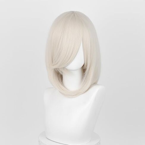 LABEAUTÉ Pastel Pink Unsex Cosplay Wig for Men Woman for Short Straight Cosplay Wig with Bangs for Anime Heat Resistant Hair for Party and Halloween Costume Christmas Synthetic Hair in Kuwait