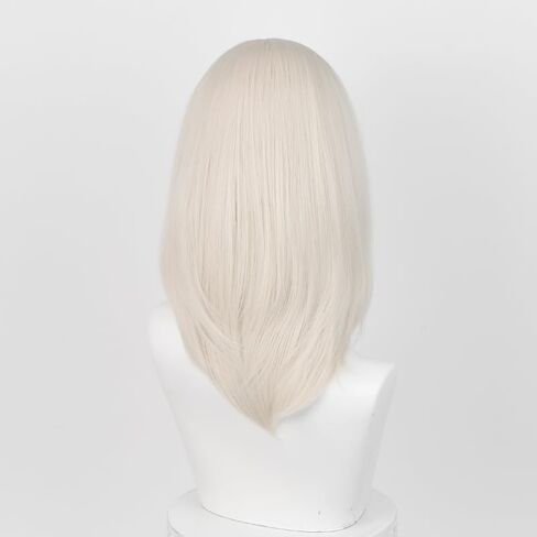 LABEAUTÉ Pastel Pink Unsex Cosplay Wig for Men Woman for Short Straight Cosplay Wig with Bangs for Anime Heat Resistant Hair for Party and Halloween Costume Christmas Synthetic Hair in Kuwait