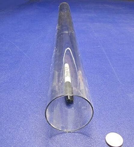 Polycarbonate Round Tube 2 1/2" (2.50") OD x 2 3/8" (2.375") ID x 1/16" Wall x 36" (More Length Options) in Kuwait