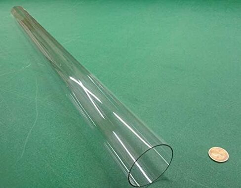 Polycarbonate Round Tube 2 1/2" (2.50") OD x 2 3/8" (2.375") ID x 1/16" Wall x 36" (More Length Options) in Kuwait