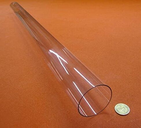 Polycarbonate Round Tube 2 1/2" (2.50") OD x 2 3/8" (2.375") ID x 1/16" Wall x 36" (More Length Options) in Kuwait