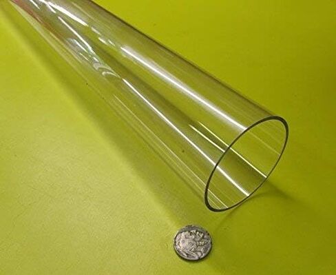 Polycarbonate Round Tube 2 1/2" (2.50") OD x 2 3/8" (2.375") ID x 1/16" Wall x 36" (More Length Options) in Kuwait