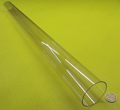 Polycarbonate Round Tube 2 1/2" (2.50") OD x 2 3/8" (2.375") ID x 1/16" Wall x 36" (More Length Options) in Kuwait
