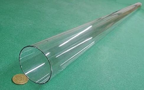 Polycarbonate Round Tube 2 1/2" (2.50") OD x 2 3/8" (2.375") ID x 1/16" Wall x 36" (More Length Options) in Kuwait