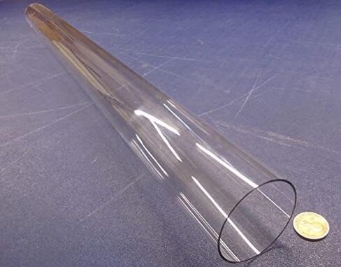 Polycarbonate Round Tube 2 1/2" (2.50") OD x 2 3/8" (2.375") ID x 1/16" Wall x 36" (More Length Options) in Kuwait