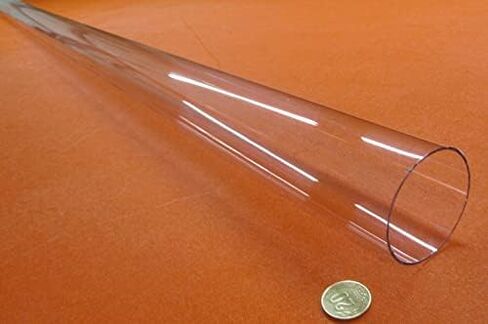 Polycarbonate Round Tube 2 1/2" (2.50") OD x 2 3/8" (2.375") ID x 1/16" Wall x 36" (More Length Options) in Kuwait