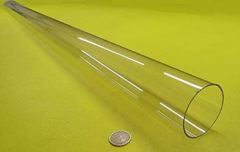 Polycarbonate Round Tube 2 1/2" (2.50") OD x 2 3/8" (2.375") ID x 1/16" Wall x 36" (More Length Options) in Kuwait