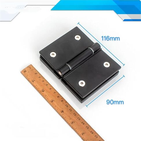 Hinge Clip Thickened 304 Stainless Steel 180 Degree(YQ61) 1Pcs(Matt Black) in Saudi Arabia