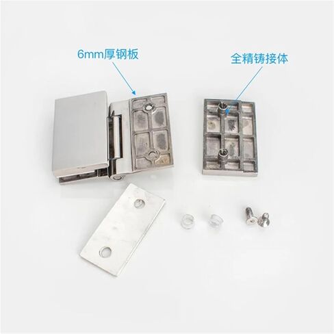 Hinge Clip Thickened 304 Stainless Steel 180 Degree(YQ61) 1Pcs(Matt Black) in Saudi Arabia