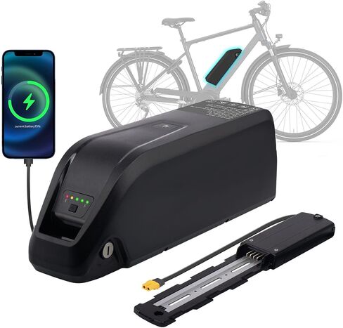 4Pin 48V 15Ah Ebike Battery,Battery 40A BMS Safety Protection with 5V USB Port for 48V Controller 0-500W 750W 1000W 1500W of Tricycle Road Bike Motor in Saudi Arabia