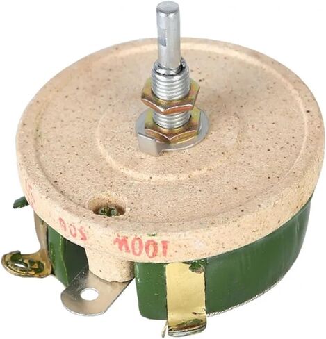 High Power 100W BC1 Rotary Wire Wound Resistor Adjustable Rheostat Disc Shape Sliding Variable Resistor (5R) in Saudi Arabia