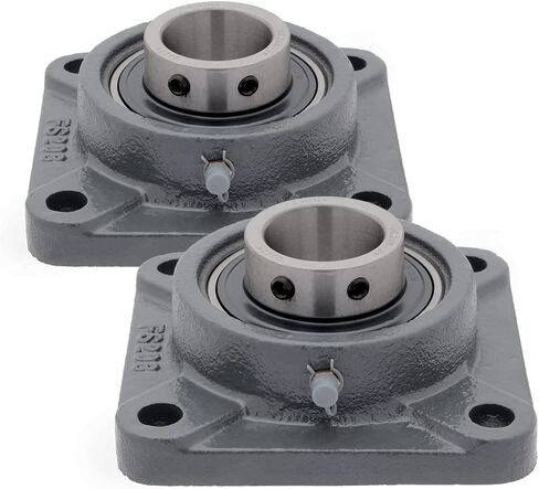 [2 pack] UCFS208-24-4-Bolt Flange-Mount Ball Unit ، Insert Bearing UC208-24 ، FS208 FS208 ، عمود التجويف 1-1/2 في (38.1 مم) ، وضع قفل المسمار ، 5-1/8 في (130.17 مم) طول in Saudi Arabia