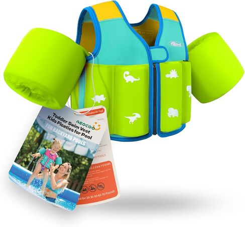 سترة سباحة صغيرة من 20 إلى 30-50-70 رطلاً ، تطفو حمام السباحة للأطفال من 1-2-3-5-7-7-9 سنة ، سترة متشابكة مريحة مع حلقة مائية ، جوانب ملونة زاهية-غير مضاءة لراحة الذراع ، الأولاد ، البنات ، النينيوس in Kuwait