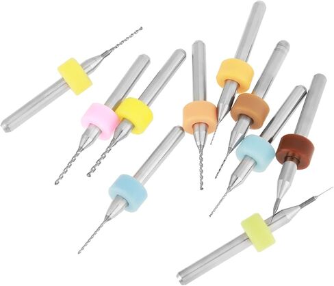 Tungsten Carbide Micro Drill Bits Set Cutting Smooth Discharge Reduce Force PCB Print Circuit Board in Saudi Arabia