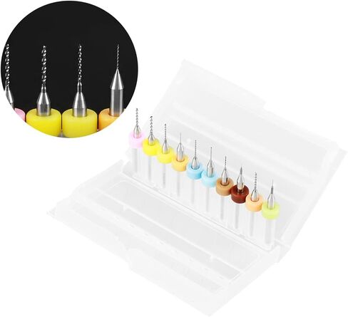 Tungsten Carbide Micro Drill Bits Set Cutting Smooth Discharge Reduce Force PCB Print Circuit Board in Saudi Arabia