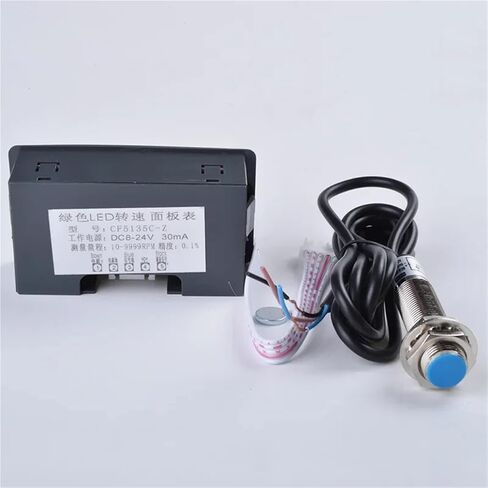 4 مقياس سرعة الدوران الأزرق الأزرق الأزرق الرقمي RPM RPM Meter+Hall Switch Switch Switch Sensor 8-15V Range 10-9999RPM (50R) in Saudi Arabia