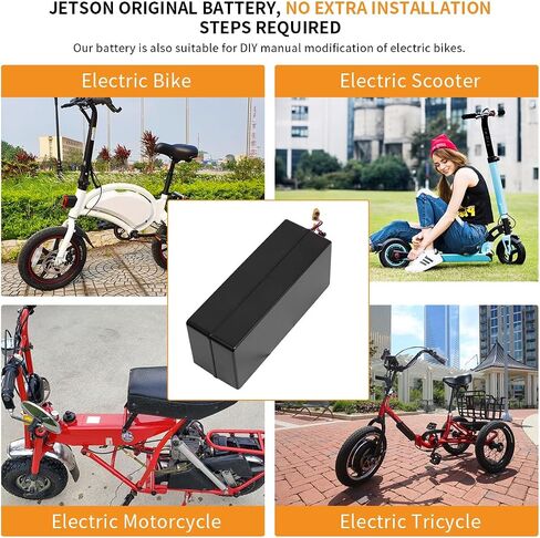 لبطارية Ebike Lithium 36volt 10ah ، بطارية Lithium ebike 36V 10AH Pack BMS BMS + XT60 لمحرك 200-350W بدون شاحن (36V-10AH) in Saudi Arabia