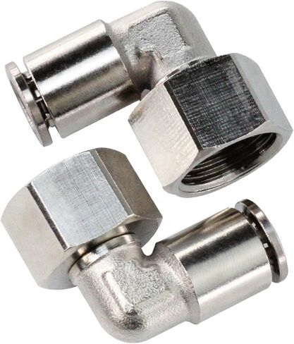 موصل COPPER الهوائي All-copper الخيط 90 تجهيزات أنبوب الهواء المدفوعة في المرفق 2pcs 2pcs in Kuwait