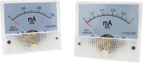 85C1 AMMETER DC TANNASTER TANSTER MATER PINERTY TYPE 1/5/10/20/30/50/100/200/300/500MA 1PCS (1MA) in Saudi Arabia