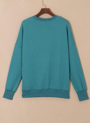 SHEWIN Womens Sweatshirt Casual Long Sleeve Crewneck Lightweight Pullover Tops Loose Sweatshirts in Saudi Arabia