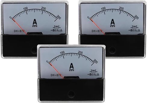 DH670 AMMETER AMMETER TANNALOG 1A 2A 3A 5A 10A 20A 50A 150A DC AMPERE METER AMPEREMETER 1PCS (100 (5A)) in Saudi Arabia