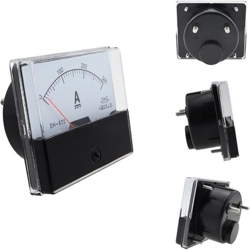 DH670 AMMETER AMMETER TANNALOG 1A 2A 3A 5A 10A 20A 50A 150A DC AMPERE METER AMPEREMETER 1PCS (100 (5A)) in Saudi Arabia