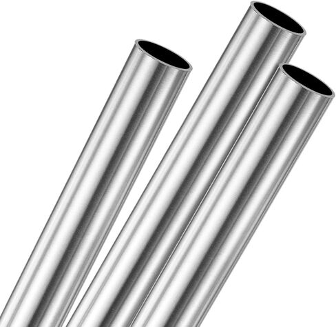 3-Pack 150mm 304 Stainless Steel Tube, 25mm OD 1.5mm Wall Thickness Seamless Stainless Steel Tubing for Construction/Machining/DIY Crafting, Metal Straight Pipe [0.98x0.06x6IN] in Kuwait