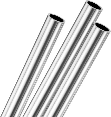 3-Pack 150mm 304 Stainless Steel Tube, 25mm OD 1.5mm Wall Thickness Seamless Stainless Steel Tubing for Construction/Machining/DIY Crafting, Metal Straight Pipe [0.98x0.06x6IN] in Saudi Arabia
