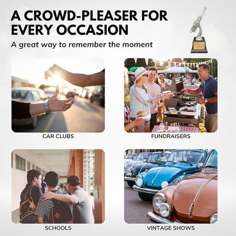 Trophy Outlet Spark Plug Plug Show Trophy - جائزة محفورة مخصصة للأفضل في العرض ، واختيار الأشخاص ، وسيارات العضلات ، والشاحنات والمركبات القديمة - التعرف على السيارات الفريدة in Saudi Arabia