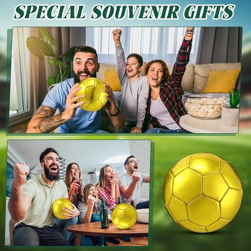 Gold Autograph Soccer Ball Size 2 Mini Trophy Soccer Football Golden Custom With Air Pump for Trophies Anniversary College College Hift Awards Party in Kuwait
