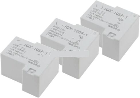 Relays HF105F-1-005D-1HS HF105F-1-012D-1HS HF105F-1-024D-1HS 30A 4Pin 5V 12V 24VDC 220A 1pcs(HF105F-1-012D-1HS) in Saudi Arabia