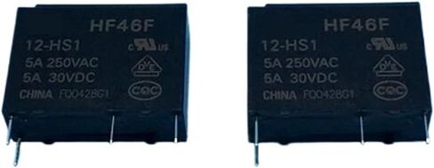 RELAY HF46F-12-HS1 HF46F-24-HS1 HF46F-5-HS1 HF46F-3-HS1 HF46F-18-HS1 5A HF46F 3 5 12 18 24 HS1 جديد وأصل (HF46F-12-HS1) in Kuwait