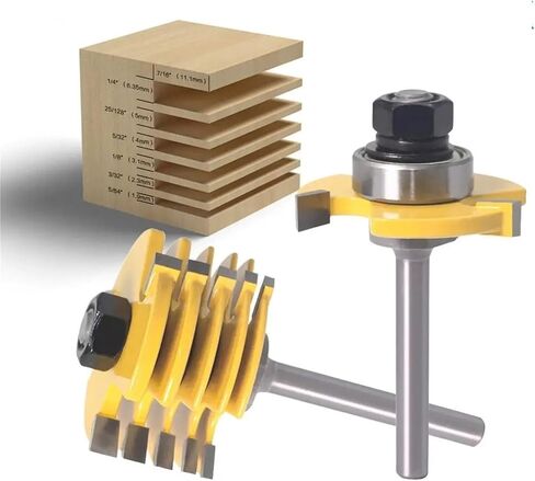 2Pcs 1/4" Shank 6mm Shank Milling Cutter Drill ﻿(6.35mm Shank) in Saudi Arabia