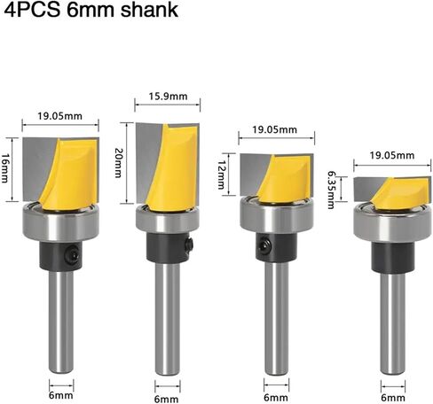 4pcs 1/4 "6mm Handle Drill Bit(4PCS 6.35mm Shank) in Saudi Arabia
