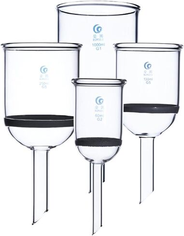 1pc 35ml to 1000ml Lab Buchner Funnel G3 Filter Filter Sand Core Cored Faully for Lab Glassware (G1/G2/G4/G5 قابل للاستبدال) (1000 مل) in Saudi Arabia