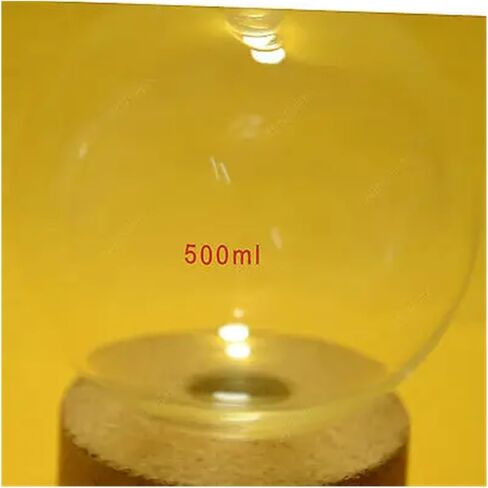 Single Neck, 500ml, 24/29, Round Bottom Glass Bottle, Lab Experiment Bottle, 1 Neck in Saudi Arabia