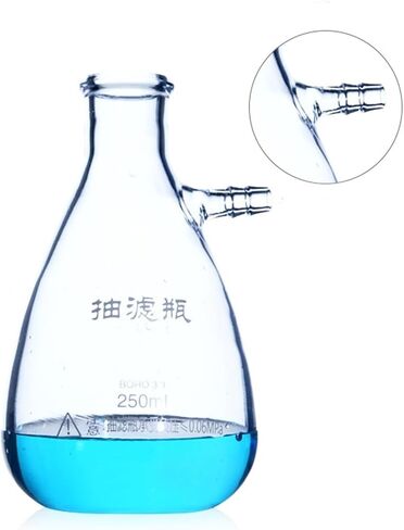 125ML-2000ML TOP PIPE GLASS FILTER FLACK FLASK FORMARATION BOTTER LAB WARDARE (1000ML) in Saudi Arabia