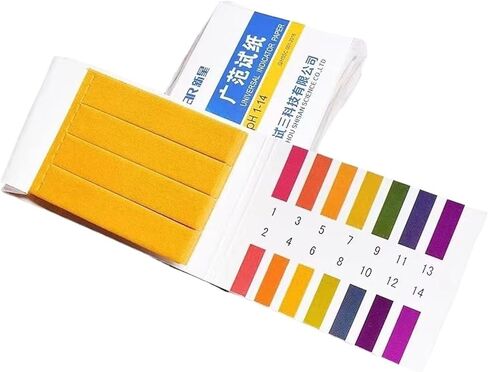 5m/Roll Laboratory pH Test Paper Universal Acid & Alkaline pH Test Strips pH Soil Aniotic Fluid Aquarium Test Paper (4 Rolls) in Saudi Arabia