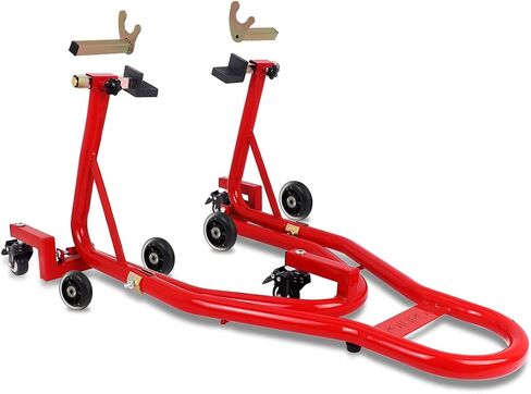 دراجة نارية عالمية الحامل باقفة الرفع الخلفي للدراجة الشوكة دراجة شوكة الدراجات النارية swingarm التخزين المؤقت قابلة للتعديل 360 درجة متوافق مع ياماها هوندا كاواساكي سوزوكي الأسود in Kuwait