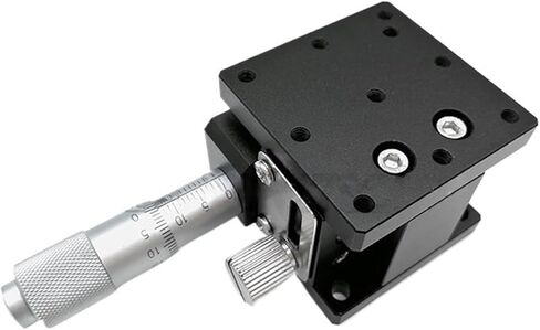 Z AXIS 40 * 40MM مرحلة رفع الإزاحة اليدوي منصة ضبط راقية عبر السكك الحديدية الجدول 40 * 40MM LZ40 in Saudi Arabia