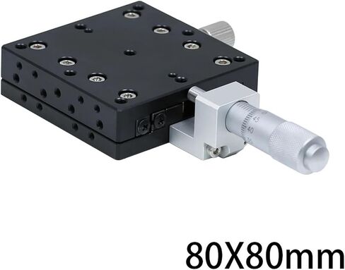 X AXIS 80 * 80 مم من منصة الإزاحة الضوئية المرحلة الخطية المرحلة الزرق in Saudi Arabia