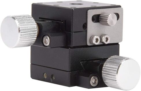 SPXYFES25 XY AXES MANUAL FINE TUNING THELMMING PRATTER مرحلة انزلاق عالي الدقة من ألومنيوم للأدوات البصرية ومعدات أشباه الموصلات 25x25mm in Saudi Arabia