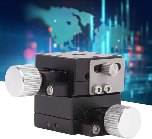 SPXYFES25 XY AXES MANUAL FINE TUNING THELMMING PRATTER مرحلة انزلاق عالي الدقة من ألومنيوم للأدوات البصرية ومعدات أشباه الموصلات 25x25mm in Saudi Arabia
